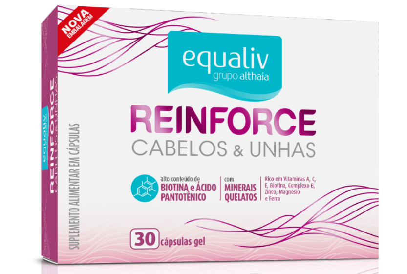 Reinforce Cabelos & Unhas Equaliv 30 cápsulas