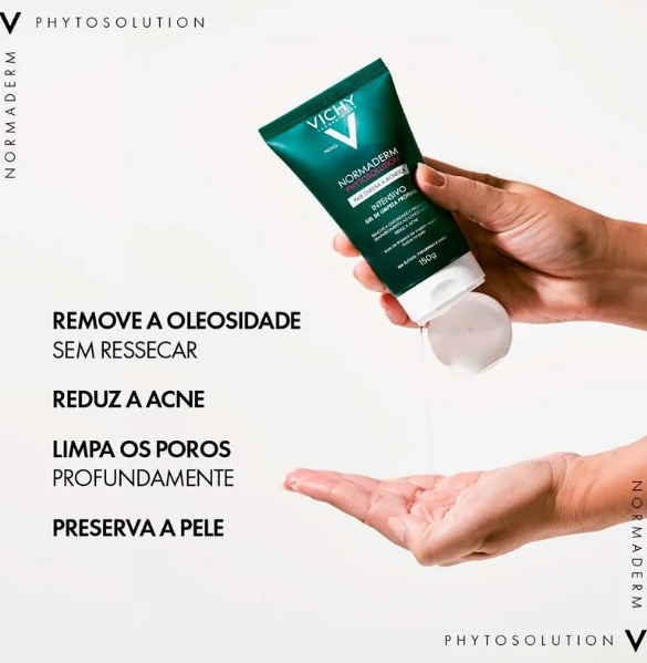Normaderm Phytosolution Vichy - Gel de Limpeza Intensivo 150g - Imagem 3