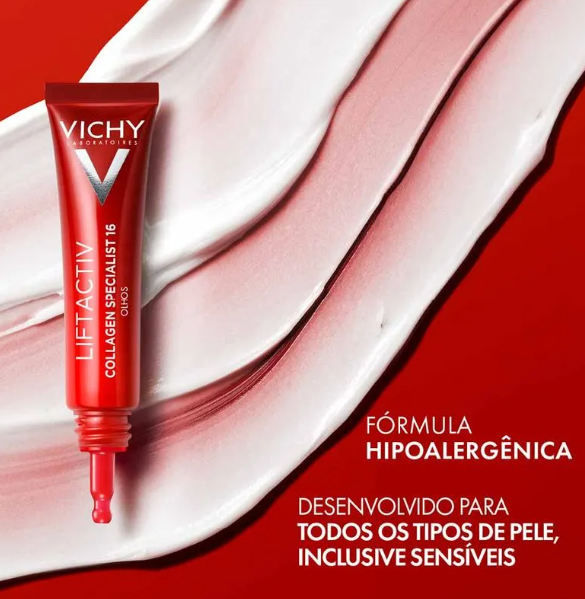 Creme para Contorno dos Olhos Vichy Liftactiv Colágeno Specialist 16 15ml - Imagem 3