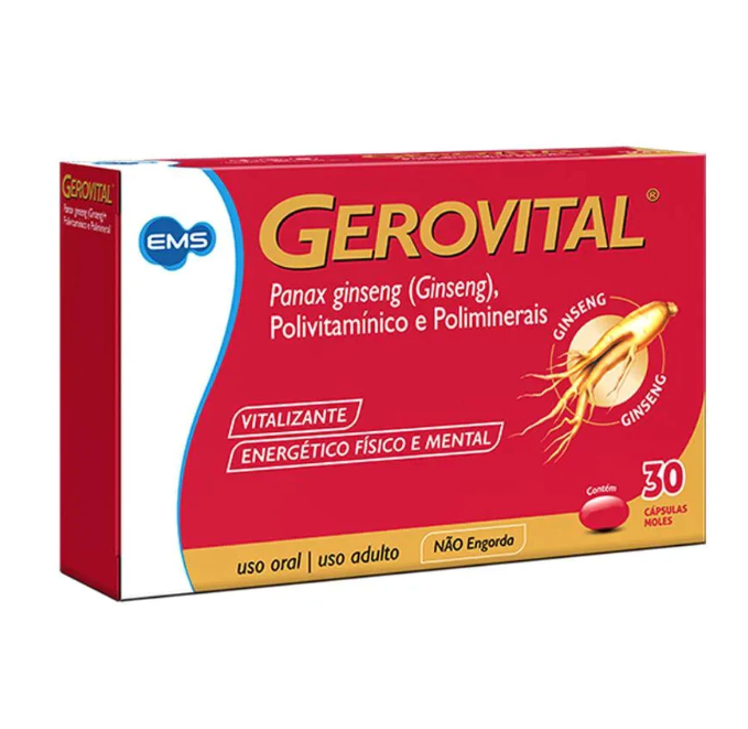 Polivitamínico Gerovital 30 cápsulas