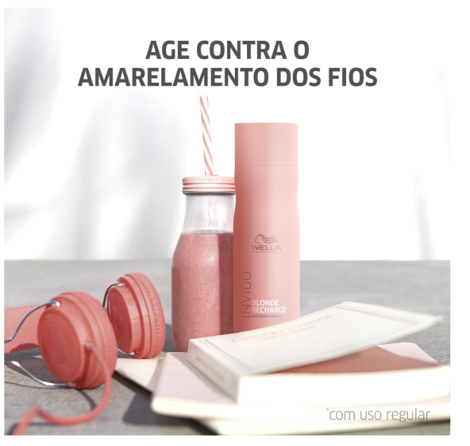Shampoo Wella Invigo Blonde Recharge 250ml - Imagem 4