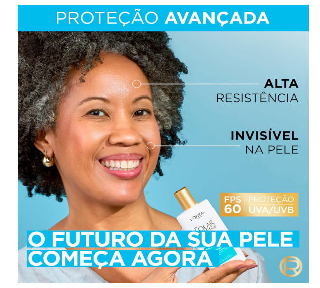 Protetor Solar Facial L'oréal Paris Fps 60 Solar Expertise The Invisible 40ml - Imagem 3