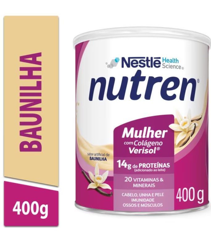 Nutren Beauty sabor baunilha 400g - Imagem 2